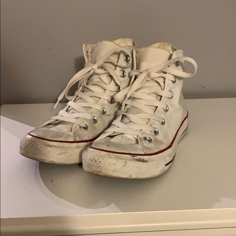 White High-top converse